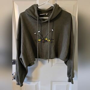Aeropostale Graphic Hoodie with Snoopy And Woodstock Design